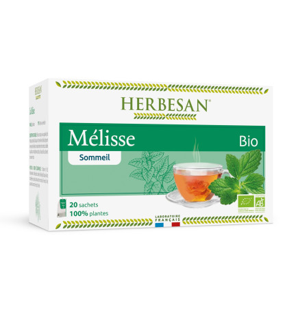 Herbesan Infusion Mélisse Bio 20 Sachets