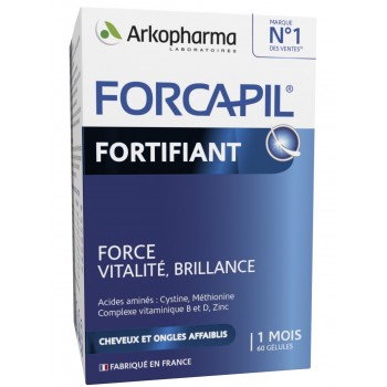 Arkopharma Forcapil Cheveux et Ongles Formule Fortifiante 60 Gelules