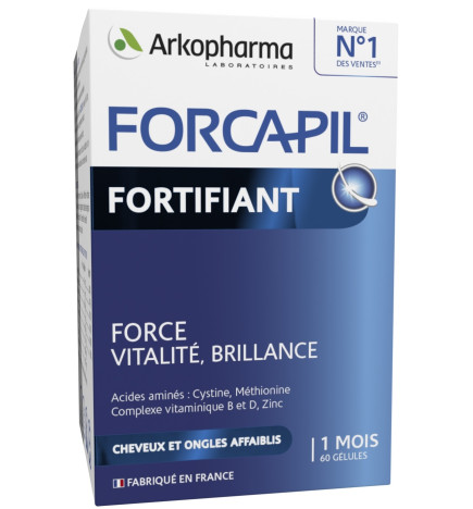 Arkopharma Forcapil Cheveux et Ongles Formule Fortifiante 60 Gelules
