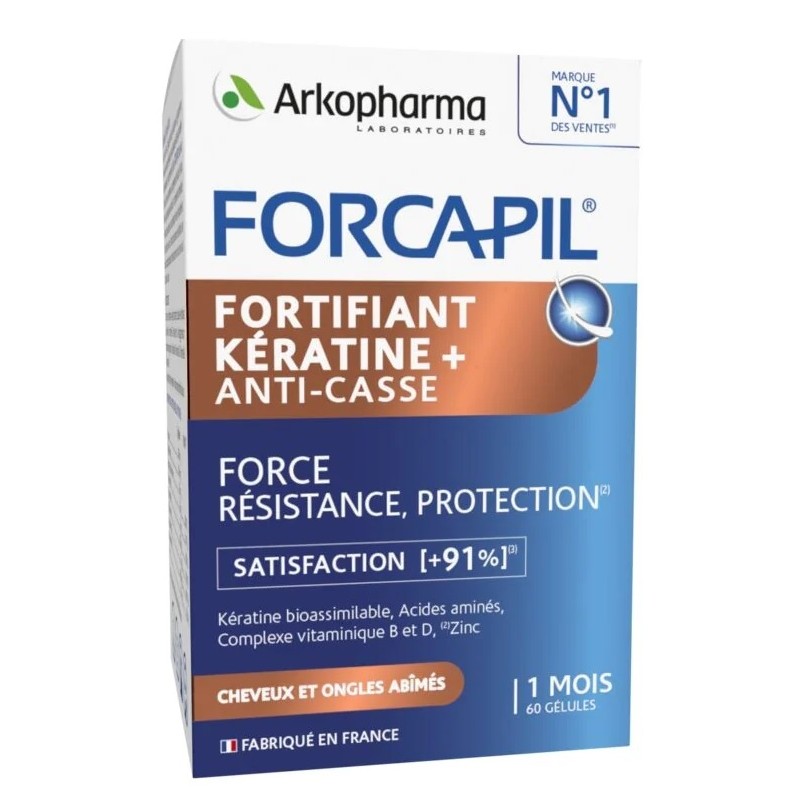 Arkopharma Forcapil® Fortifiant Kératine X60 Gelules