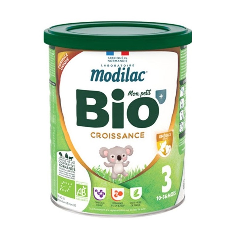 Modilac Mon Petit Bio 3 Croissance 800g 10-36 Mois