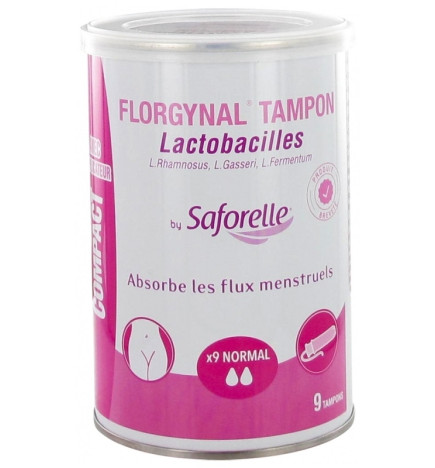 Saforelle Florgynal Tampon Probiotique Avec Applicateur x9 Super