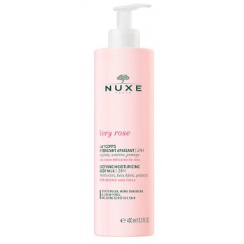 Nuxe Lait Corps Hydratant Apaisant 24H Very Rose 400 ml