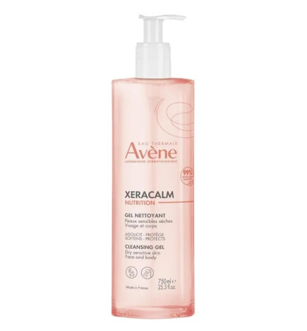 Avène XeraCalm Nutrition Gel Nettoyant 750ml
