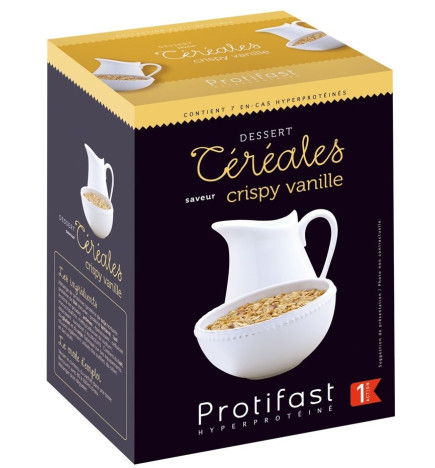 Protifast Céréales Crispy Vanille 7 Sachets x 27,5g