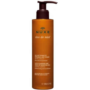 Nuxe Rêve de Miel Gel Nettoyant et Démaquillant Visage  200 ml