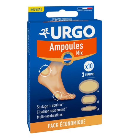 Urgo Ampoules Mix 3 formats x10