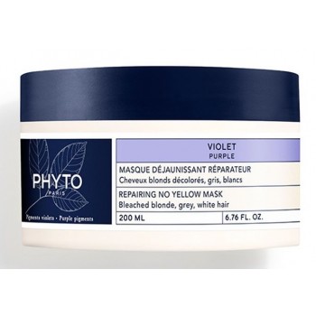 Phyto Masque Déjeunissant Réparateur Violet Cheveux Décolorés 200ml