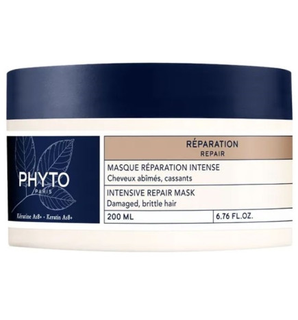 Phyto Masque Réparation Intense Cheveux Abîmés et Cassants 200ml