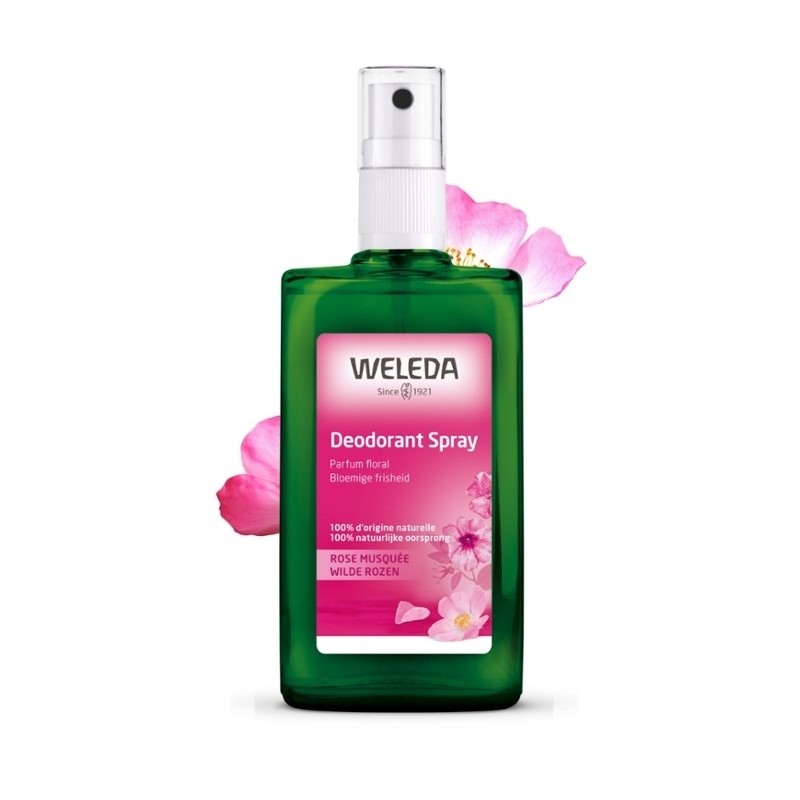 Weleda Déodorant Spray Rose Musquée 100ml