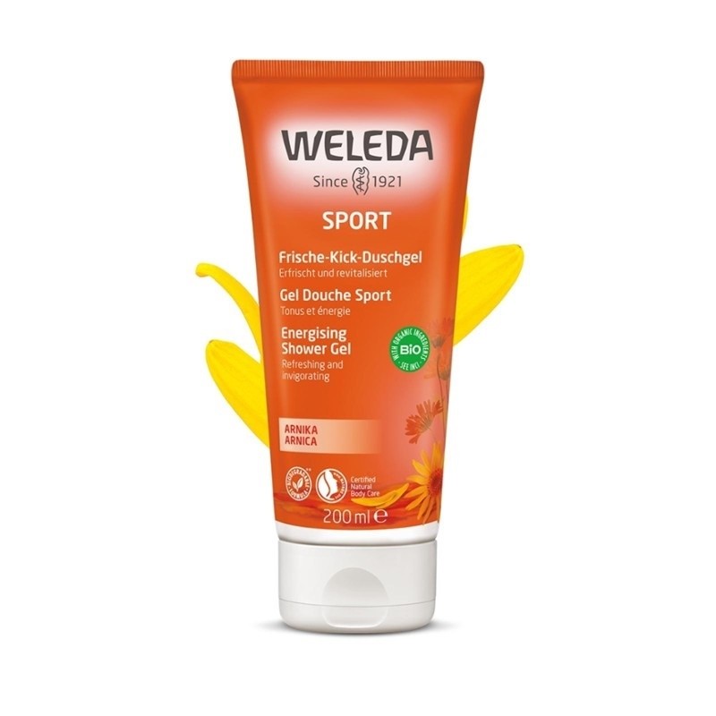 Weleda Gel Douche Sport à l'Arnica 200ml