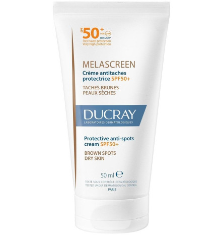 Ducray – crème antitaches Melascreen protectrice spf50+, 50 ml