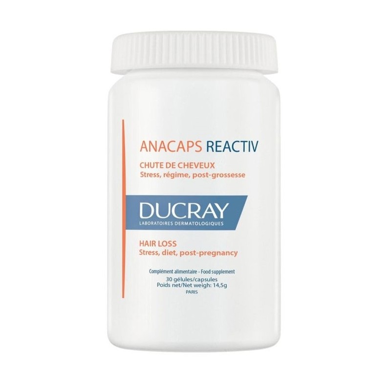 Ducray Chute De Cheveux Reactionnelle Anacaps Reactiv 90 gelules
