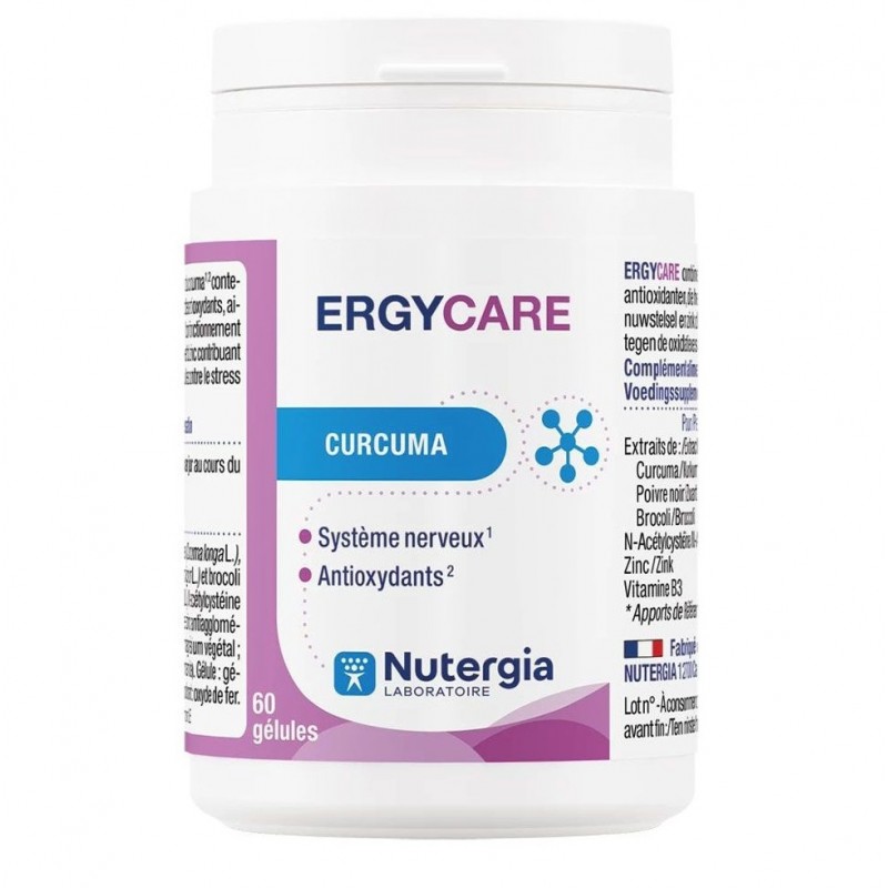 Nutergia Ergycare Curcuma X60 Gélules