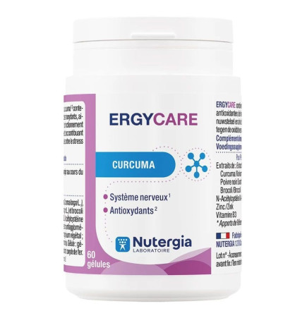 Nutergia – Ergycare, complément alimentaire équilibre nerveux, 60 gélules