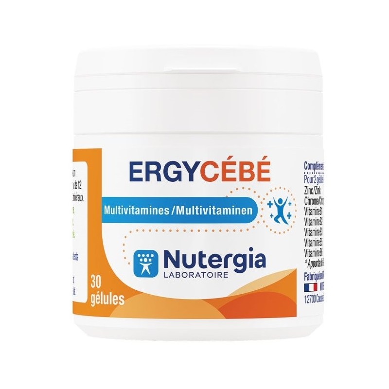 Nutergia Ergycébé X30 Gélules