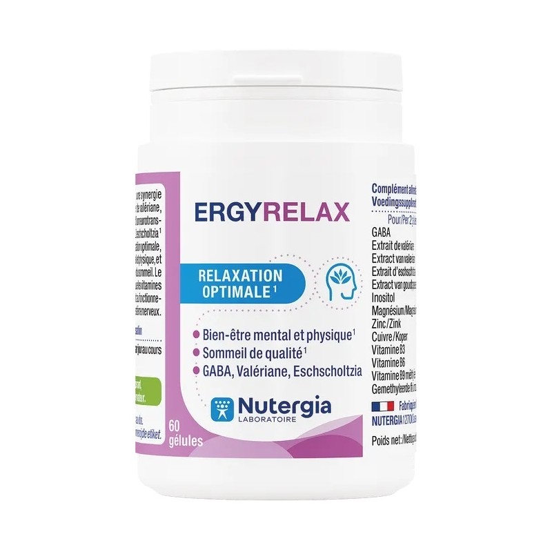 Nutergia Ergyrelax X60 Gélules