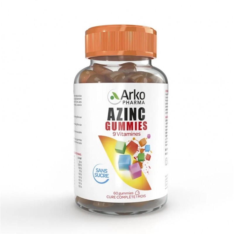 Arkopharma Azinc Gummies 9 Vitamines X60 Gummies