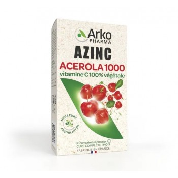 Arkopharma Azinc Acérola 1000 X30 Comprimés