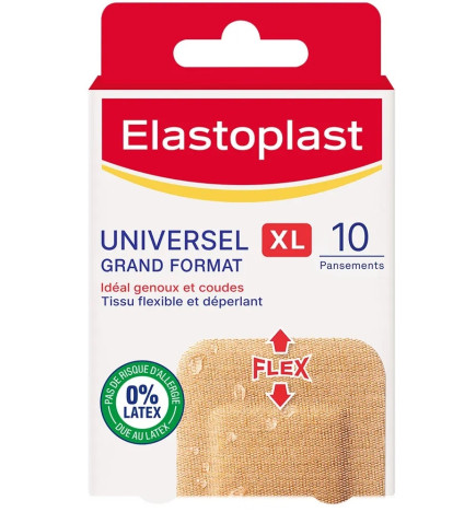 Elastoplast Pansements Universel Grand Format XL X10