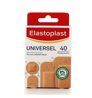 Elatoplast Universal Pansement Antibacterien X40