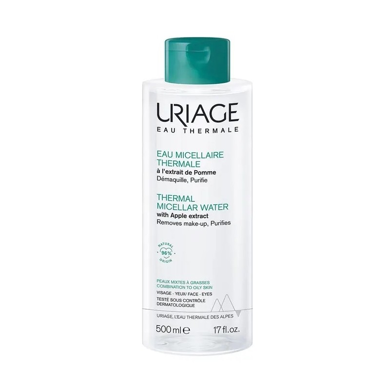 Uriage Eau Micellaire Thermale Peaux Mixtes à Grasses 500ml