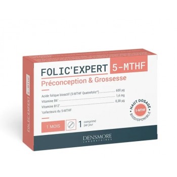 Densmore Folic'expert Acide Folique (5-MTHF) X30 comprimés