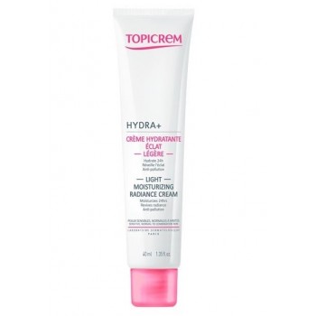 Topicrem Hydra+ Crème Hydratante Eclat Légère 40ml