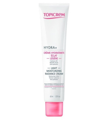Topicrem Hydra+ Crème Hydratante Eclat Légère 40ml
