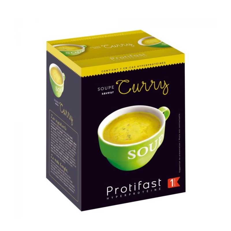 Protifast Soupe Saveur Curry X7 Sachets