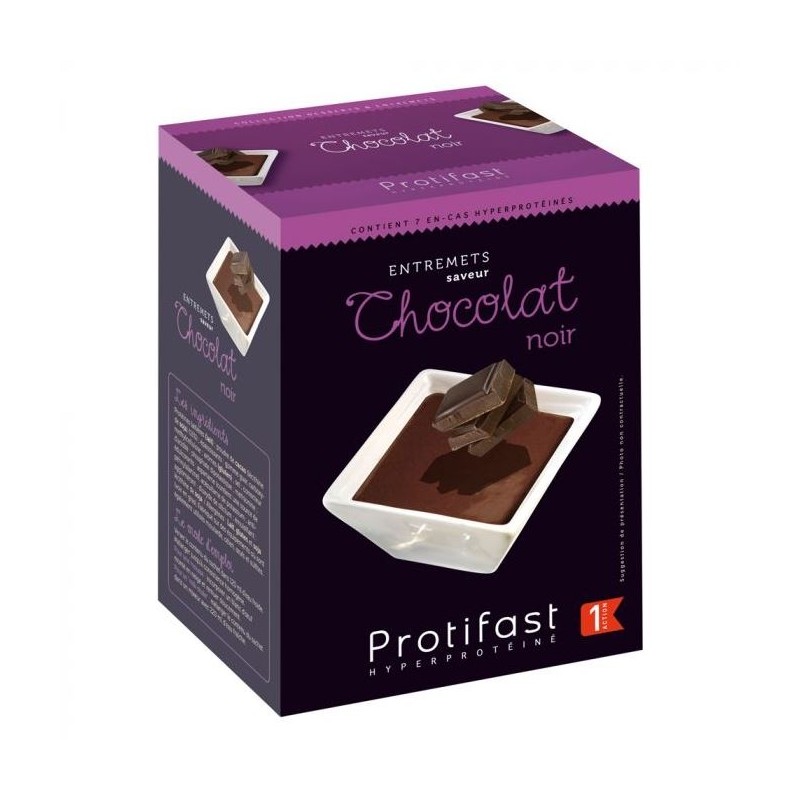 Protifast Entremets Saveur Chocolat Noir X7 Sachets