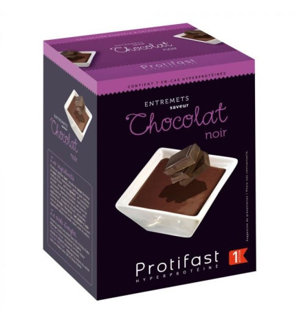Protifast Entremets Saveur Chocolat Noir X7 Sachets