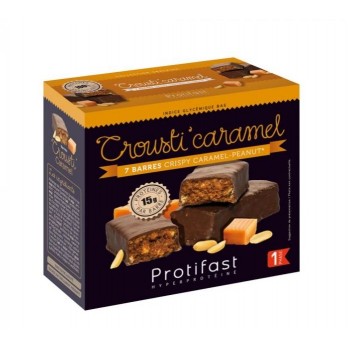 Protifast 7 Barres Crispy Caramel-Peanut
