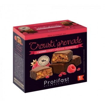 Protifast 7 Barres Crispy Grenade-Framboise