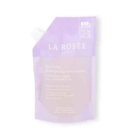 La Rosée – Recharge Shampoing Nourrissant Bio, 400 ml