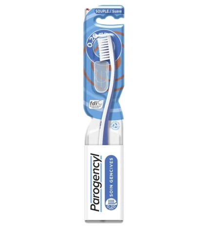 Parogencyl – Brosse à dents Soin Gencives Souple, 1 brosse