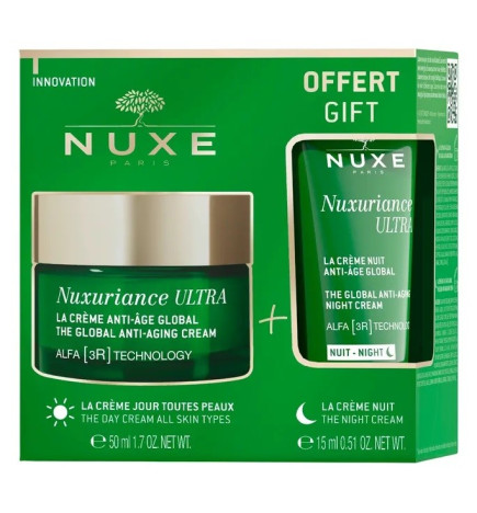 Nuxe – Nuxuriance Ultra Crème Anti-Âge Global, 50 ml + Crème Nuit Anti-Âge Global, 15 ml Offerte