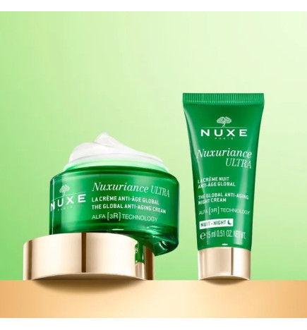 Nuxe – Nuxuriance Ultra Crème Anti-Âge Global, 50 ml + Crème Nuit Anti-Âge Global, 15 ml Offerte