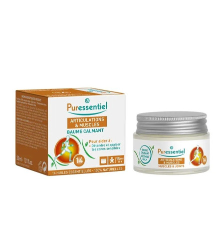 Puressentiel – Articulations & Muscles Baume Calmant aux 14 Huiles Essentielles, 30 ml