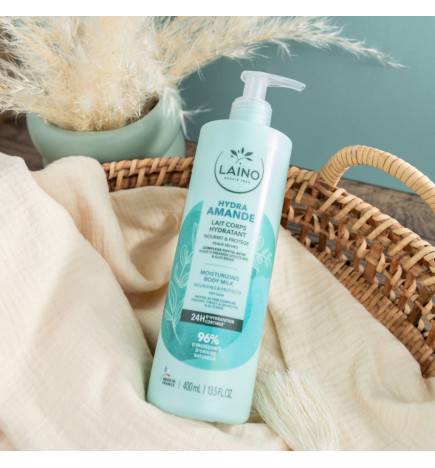 LAINO – Hydra Amande lait corps hydratant, 400 ml