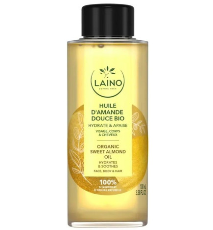 LAINO – Huile d’amande douce bio, 100 ml