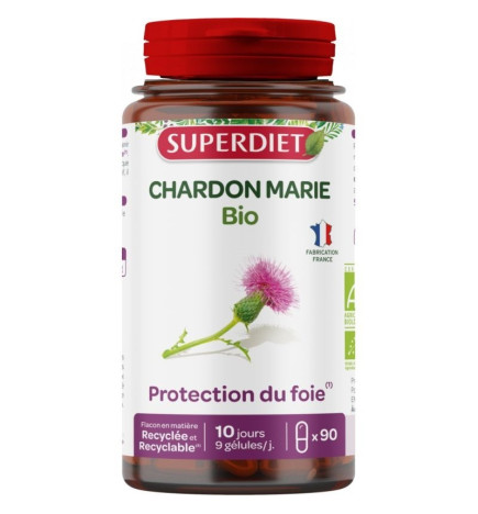 SUPER DIET – Chardon Marie Bio, 90 gélules