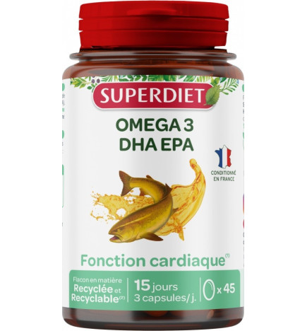 SUPER DIET – Oméga 3, 45 gélules