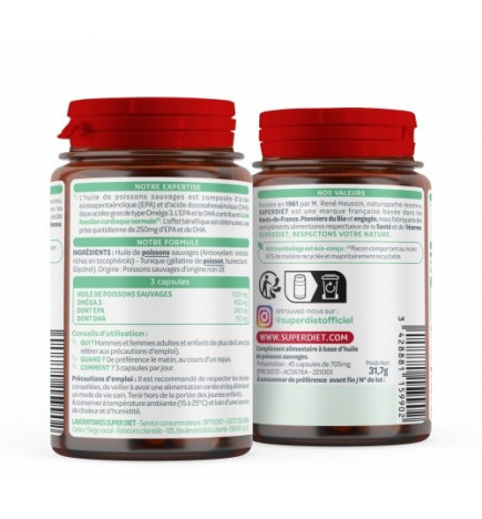 SUPER DIET – Oméga 3, 45 gélules