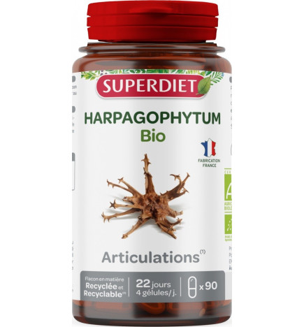 SUPER DIET – Harpagophytum Bio, 90 gélules