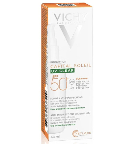 Vichy – Capital Soleil UV Clear SPF50+, 40 ml