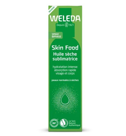 Weleda – Skin Food Huile Sèche Sublimatrice Peaux Normales à Sèches, 100 ml