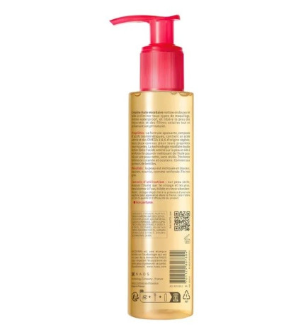 Bioderma – Créaline, huile micellaire nettoyante démaquillante apaisante peaux sensibles, 150 ml