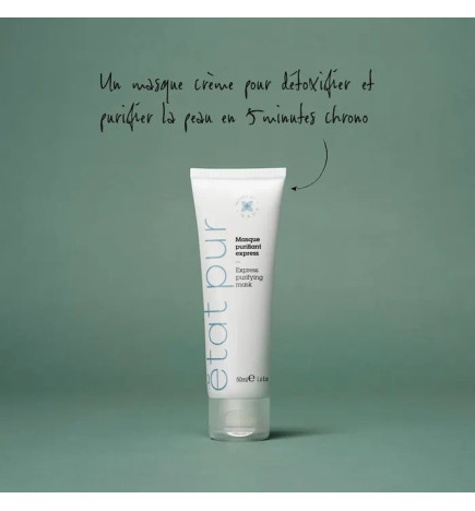 Etat Pur – Masque Purifiant Express Peaux Mixtes à Grasses 50 ml