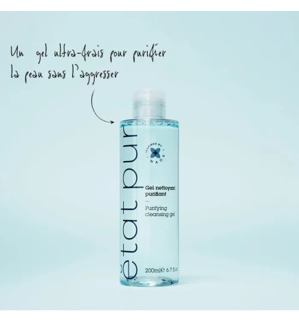 Etat Pur – Gel Nettoyant Purifiant Peaux Mixtes à Grasses 200 ml